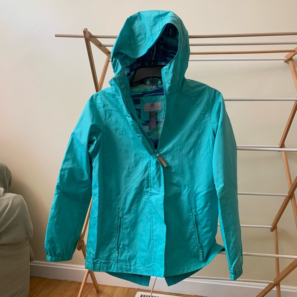 C9 rain or shine coat w/hood size 10/12
